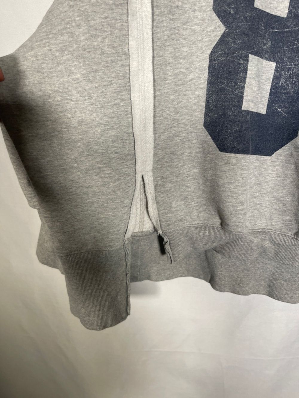 ALTAR’D STATE WOMENS 89 OVERSIZED SWEATSHIRT CREWNECK GRAY SMALL/MEDIUM - Picture 3 of 7